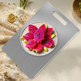 Maxbell Stainless Steel Cutting Board Plate for Meat Fruit Vegetables Camping Indoor 40cmx60cm