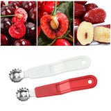 Maxbell Strawberry Huller Vegetable Stem Hulling for Restaurant Home Dining red
