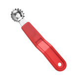 Maxbell Strawberry Huller Vegetable Stem Hulling for Restaurant Home Dining red