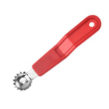 Maxbell Strawberry Huller Vegetable Stem Hulling for Restaurant Home Dining red