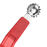 Maxbell Strawberry Huller Vegetable Stem Hulling for Restaurant Home Dining red
