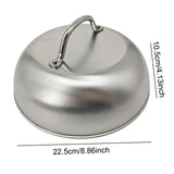 Maxbell Cheese Melting Dome Sturdy 9 inch for Flat Top