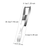 Maxbell 2 in 1 Watermelon Fork Slicer Fruit Cutter Tools for Family Gathering Picnic
