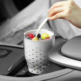 Maxbell Fruit Salad Storage Cup Portable Reusable Fruit Cup for Travel Lunch Cereal