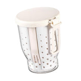 Maxbell Fruit Salad Storage Cup Portable Reusable Fruit Cup for Travel Lunch Cereal