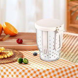 Maxbell Fruit Salad Storage Cup Portable Reusable Fruit Cup for Travel Lunch Cereal