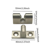 Maxbell Range Hood Panel Fastener Kit Metal latches Kitchen Appliance Hardware 1 Set
