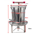 Maxbell Honey Press Machine Sturdy Manual Fruit Wine Press for Grape Olive Oil Juice 1  Filtration Mesh