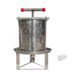 Maxbell Honey Press Machine Sturdy Manual Fruit Wine Press for Grape Olive Oil Juice 1  Filtration Mesh