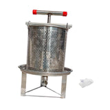 Maxbell Honey Press Machine Sturdy Manual Fruit Wine Press for Grape Olive Oil Juice 1  Filtration Mesh