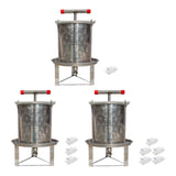 Maxbell Honey Press Machine Sturdy Manual Fruit Wine Press for Grape Olive Oil Juice 1  Filtration Mesh