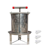 Maxbell Honey Press Machine Sturdy Manual Fruit Wine Press for Grape Olive Oil Juice 3 Filtration Meshes