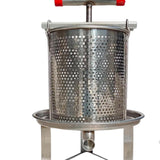 Maxbell Honey Press Machine Sturdy Manual Fruit Wine Press for Grape Olive Oil Juice 3 Filtration Meshes