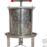 Maxbell Honey Press Machine Sturdy Manual Fruit Wine Press for Grape Olive Oil Juice 5 Filtration Meshes