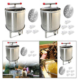 Maxbell Large Honey Presser Honey Separator Fruit Wine Press for Vinasse Juice Grape 3 Filtration bags