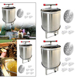 Maxbell Large Honey Presser Honey Separator Fruit Wine Press for Vinasse Juice Grape 3 Filtration bags