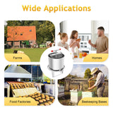 Maxbell Large Honey Presser Honey Separator Fruit Wine Press for Vinasse Juice Grape 3 Filtration bags
