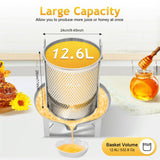 Maxbell Large Honey Presser Honey Separator Fruit Wine Press for Vinasse Juice Grape 3 Filtration bags