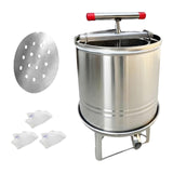 Maxbell Large Honey Presser Honey Separator Fruit Wine Press for Vinasse Juice Grape 3 Filtration bags