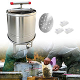 Maxbell Large Honey Presser Honey Separator Fruit Wine Press for Vinasse Juice Grape 3 Filtration bags