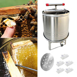 Maxbell Large Honey Presser Honey Separator Fruit Wine Press for Vinasse Juice Grape 5 Filtration bags