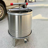 Maxbell Large Honey Presser Honey Separator Fruit Wine Press for Vinasse Juice Grape 5 Filtration bags
