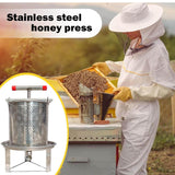 Maxbell Large Honey Presser Honey Separator Wine Making for Oil Pomace Grape Vinasse 3 filtration bags