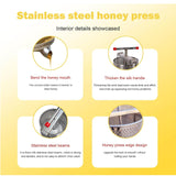 Maxbell Large Honey Presser Honey Separator Wine Making for Oil Pomace Grape Vinasse 3 filtration bags