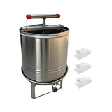 Maxbell Large Honey Presser Honey Separator Wine Making for Oil Pomace Grape Vinasse 3 filtration bags