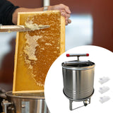 Maxbell Large Honey Presser Honey Separator Wine Making for Oil Pomace Grape Vinasse 3 filtration bags