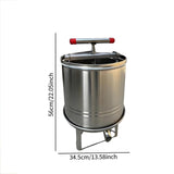 Maxbell Large Honey Presser Honey Separator Wine Making for Oil Pomace Grape Vinasse 3 filtration bags