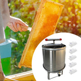 Maxbell Large Honey Presser Honey Separator Wine Making for Oil Pomace Grape Vinasse 5 filtration bags