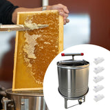 Maxbell Large Honey Presser Honey Separator Wine Making for Oil Pomace Grape Vinasse 5 filtration bags