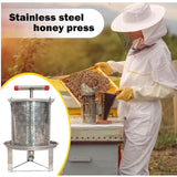 Maxbell Large Honey Presser with T Hand Household Crusher for Oil Pomace Grape Juice 3 filtration bags