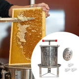 Maxbell Large Honey Presser with T Hand Household Crusher for Oil Pomace Grape Juice 3 filtration bags