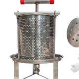 Maxbell Large Honey Presser with T Hand Household Crusher for Oil Pomace Grape Juice 3 filtration bags