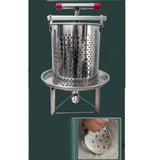 Maxbell Large Honey Presser with T Hand Household Crusher for Oil Pomace Grape Juice 5 filtration bags