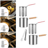 Maxbell Deep Frying Pot Easy to Clean Deep Fryer Pot for Chicken French Fries Donuts Without Tongs