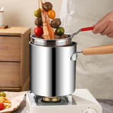 Maxbell Deep Frying Pot Easy to Clean Deep Fryer Pot for Chicken French Fries Donuts Without Tongs