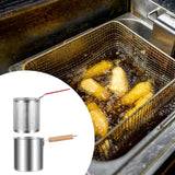 Maxbell Deep Frying Pot Easy to Clean Deep Fryer Pot for Chicken French Fries Donuts Without Tongs
