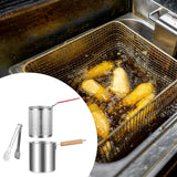 Maxbell Deep Frying Pot Easy to Clean Deep Fryer Pot for Chicken French Fries Donuts with Tongs