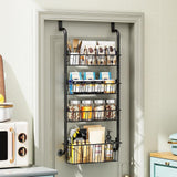 Maxbell over The Door Pantry Organizer Hanging Baskets for Playroom Bathroom Laundry 40cmx16.5cmx107cm