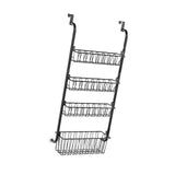Maxbell over The Door Pantry Organizer Hanging Baskets for Playroom Bathroom Laundry 40cmx16.5cmx107cm