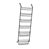 Maxbell over The Door Pantry Organizer Hanging Baskets for Playroom Bathroom Laundry 40cmx16.5cmx148.5cm