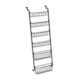 Maxbell over The Door Pantry Organizer Hanging Baskets for Playroom Bathroom Laundry 40cmx16.5cmx148.5cm