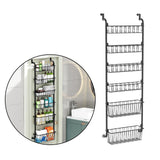 Maxbell over The Door Pantry Organizer Hanging Baskets for Playroom Bathroom Laundry 40cmx16.5cmx148.5cm