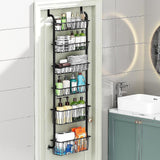 Maxbell over The Door Pantry Organizer Hanging Baskets for Playroom Bathroom Laundry 40cmx16.5cmx148.5cm