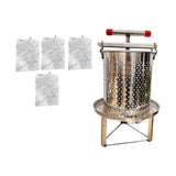 Maxbell Honey Extractor Multipurpose Fruit Wine Press for Oil Pomace Honeycomb Grape
