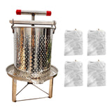 Maxbell Honey Extractor Multipurpose Fruit Wine Press for Oil Pomace Honeycomb Grape