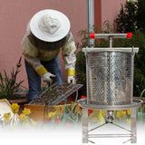 Maxbell Honey Extractor Multipurpose Fruit Wine Press for Oil Pomace Honeycomb Grape